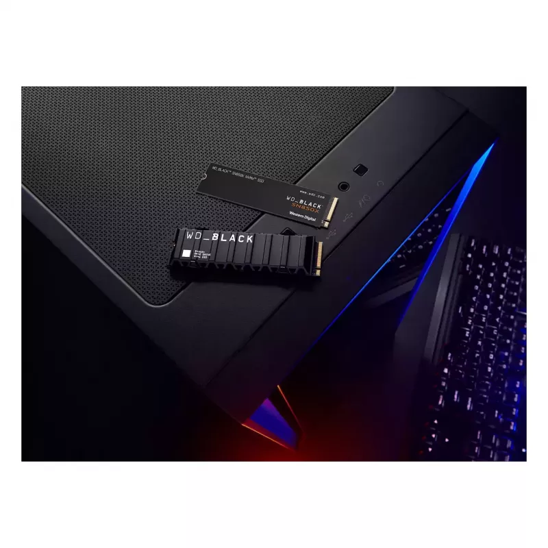 WD_Czarny SN850X NVMe SSD WDBB9G0010BNC - SSD - 1 TB - Wewnętrzny - M.2 2280 - PCIe 4.0 (NVMe) - Czarny