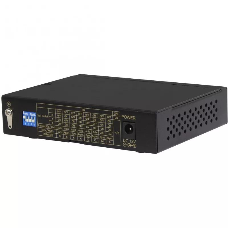 Modem ALLNET ALL-MC116VDSL2 160 Mbit/s 2x RJ45 SFP Czarny