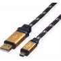 Kabel ROLINE GOLD USB 2.0, Typ A - Mini 5-pin 1,8 m (11.02.8822)