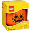 Pojemnik do przechowywania Room Copenhagen LEGO Storage Head Pumpkin duży pomarańczowo-czarny