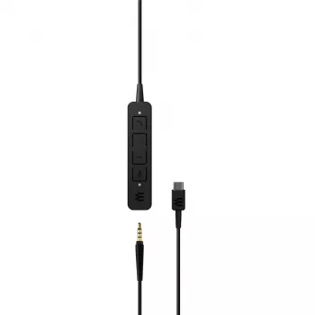 EPOS ADAPT 165 USB-C II Headset Wiczerwony Headband Office/Call Centre USB Type-C Czarny