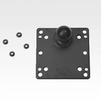 RAM Mounts płyta VESA 100x100 mm z kulą czarna 121 mm
