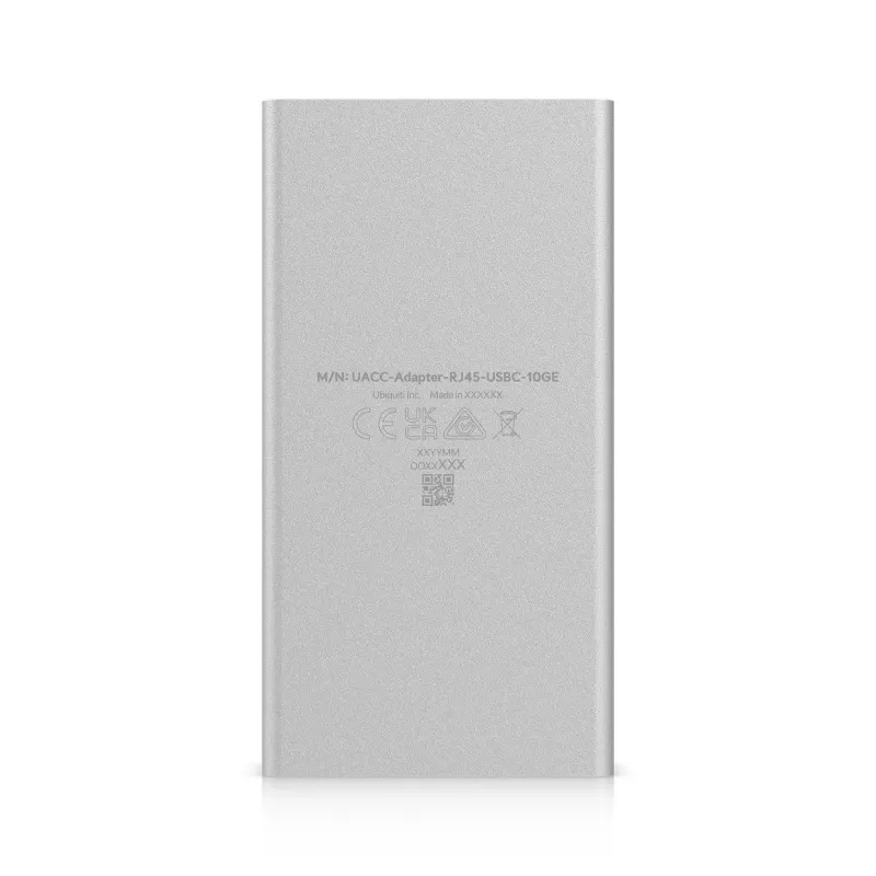 Adapter Ethernet UBIQUITI UACC-Adapter-RJ45-USBC-10GE, USB‑C na RJ45, 10 Gb/s, czarno-szary