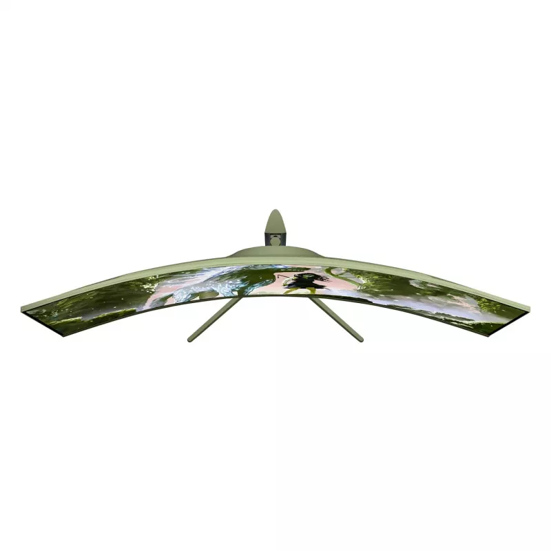 Curved computer monitor Arozzi Nova 49 inch (124.5 cm) Dual QHD 5120×1440 LED VA, 4 ms, zielony