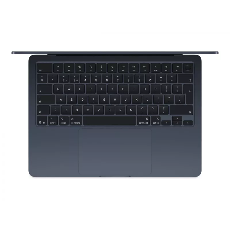 Apple MacBook Air 13 (2025), 24 GB, 512 GB, M4 (10-rdzeniowy CPU/10-rdzeniowy GPU), Midnight, zasilacz 35 W Dual USB-C, klawiatura niemiecka, MC6C4D/A