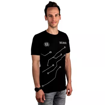 T-shirt der8auer PCB-Design, rozmiar M — odzież marki der8auer