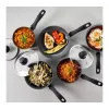 Pięcioczęściowy zestaw garnków Russell Hobbs Metallic Marble RH02814EU7 — powłoka nieprzywierająca, różne rozmiary