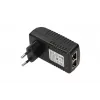 Zasilacz PoE Extralink POE-24-12W 24V 0.5A 12W wewnętrzny wtyczka ścienna, czarny