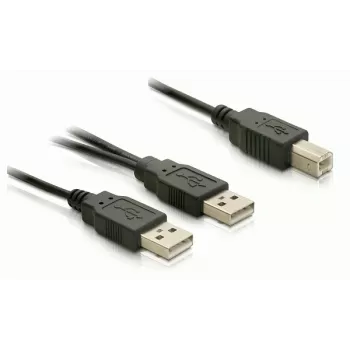 Kabel USB DeLOCK USB-B/USB-A 1 m Czarny