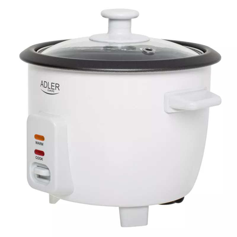 Adler AD 6418 Ryżowarka Czarny, Stal nierdzewna 1000 W
