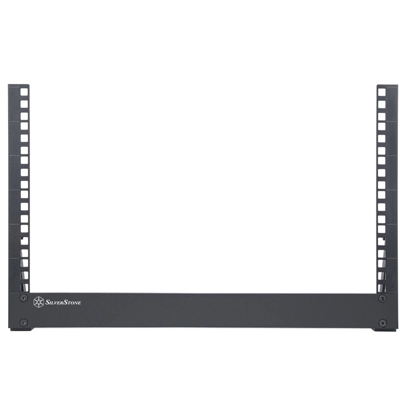 Ramowa otwarta szafka rack 6U 19 cali SILVERSTONE SST-RK06U-OF srebrna