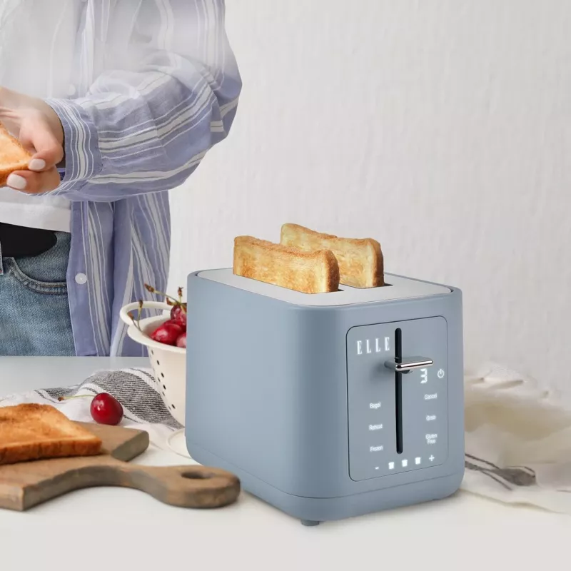 Toster Elle EKTTP201BUEU niebieski — 2-kromkowy toster elektryczny
