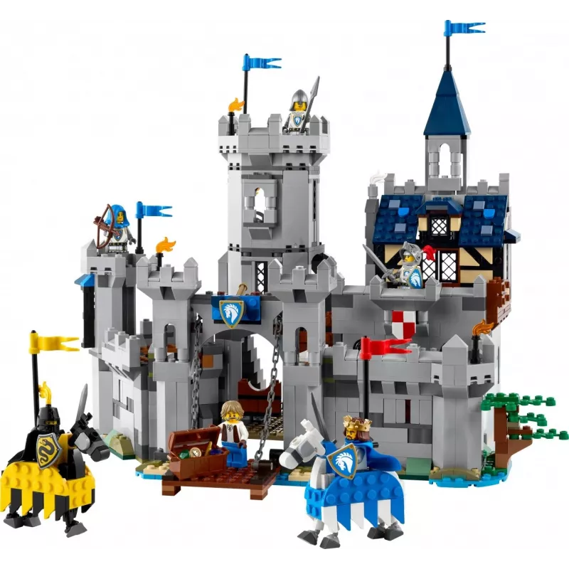 Zabawka konstrukcyjna LEGO Creator 3-w-1 Zamek Średniowiecznego Rycerza zestaw 31168 — 1371 elementów, 6 minifigurek, wiek 9+