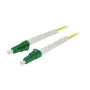 Synergy 21 LWL-1-Faser-Patchk. 0.5mtr.LC(APC)-LC(APC) - 9/125u - OS2 - G657A2 - AD=2mm - flexible Knickschutztülle (S215700)