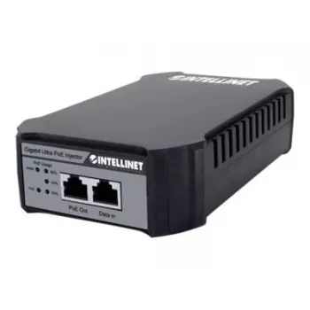 Intellinet Gigabit PoE++ Injector, jeden port 95 W, zgodny z IEEE 802.3bt (4PPoE), obudowa z tworzywa sztucznego, opcja montażu na ścianie