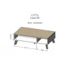 Cama LOTTA 110 Stolik kawowy dąb wotan/mat czarny