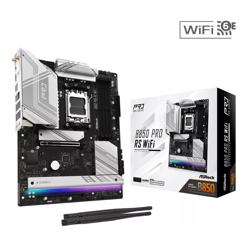 ASRock B850 Pro RS WiFi AM5 ATX Płyta Główna