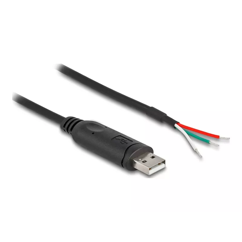 Kabel przejściowy DeLOCK USB 2.0 Typ-A do Serial RS-485 2 m Czarny
