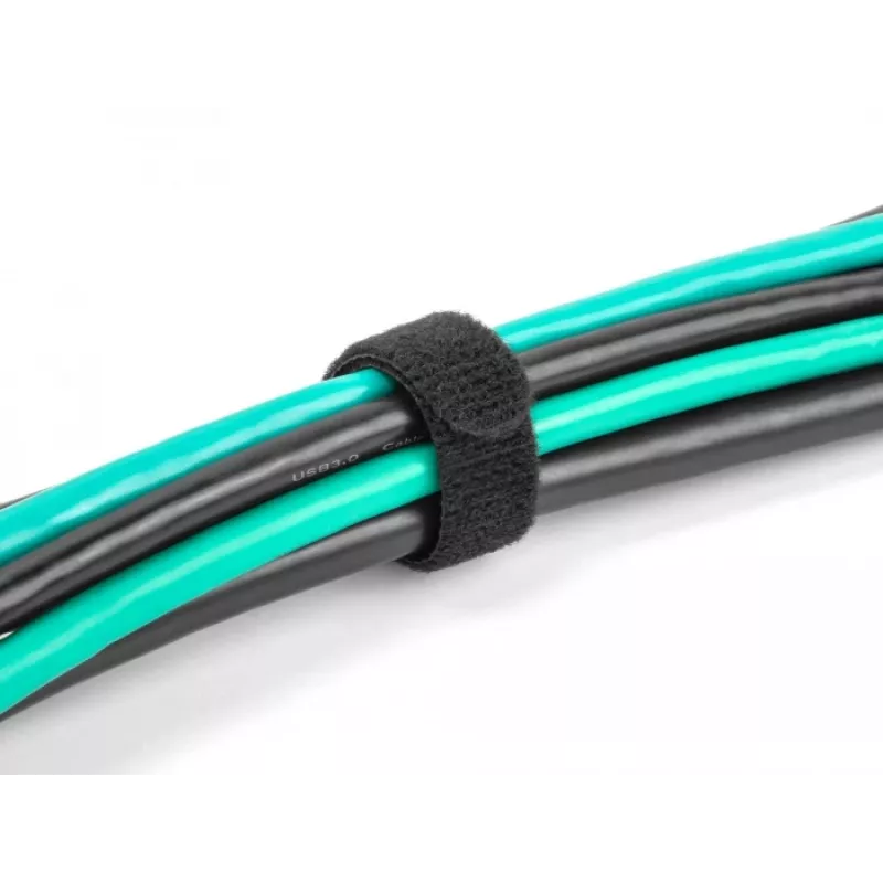 Opaska zaciskowa na rzep DeLOCK 19010 150x12mm czarna 10 sztuk