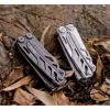 Multitool Nextool Mini FLAGSHIP NE20122 — 10-w-1 kompaktowe narzędzie wielofunkcyjne ze stali nierdzewnej, czarny, 67×27×17 mm, 83 g