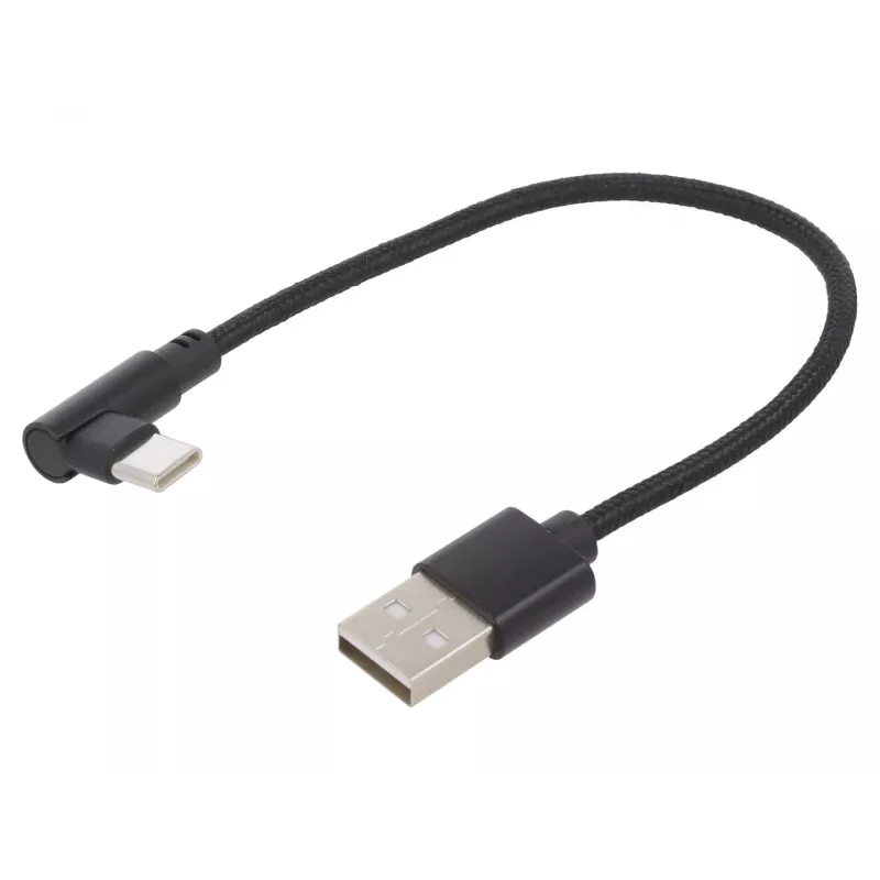 Kabel USB 2.0 do USB-C kątowy CC-USB2-AMCML-0.2M GEMBIRD
