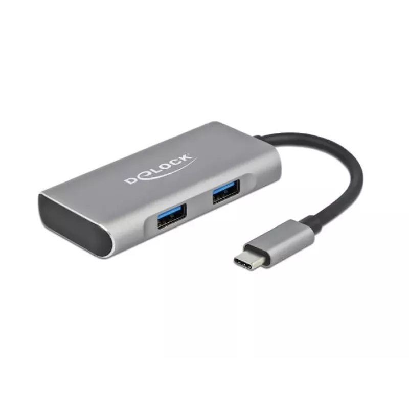 USB Hub DeLOCK Zewnętrzny USB 10 Gb/s USB Type-C Hub 63260