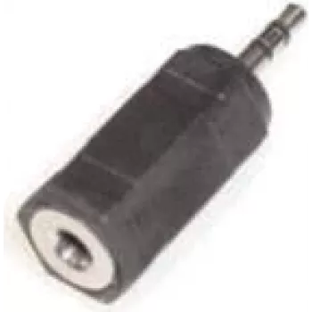 Zmieniacz płci kabla e+p GS 34 2.5 mm stereo (M) na 3.5 mm stereo (F) czarny