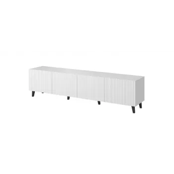 Cama szafka RTV PAFOS 200x42x52 biały matowy