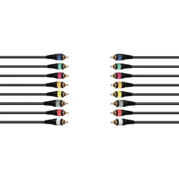 Audio snake kabel Omnitronic 8xCinch 15 m — wielożyłowe łącze dla ośmiu połączeń RCA