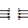 Audio snake kabel Omnitronic 8xCinch 15 m — wielożyłowe łącze dla ośmiu połączeń RCA