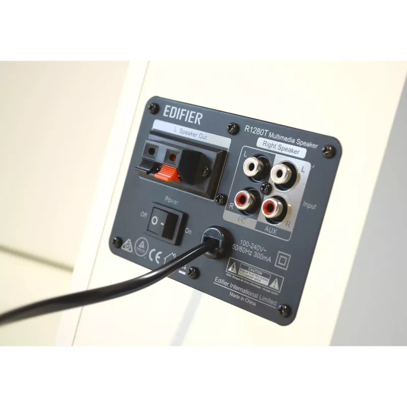 Edifier Active Speakers Studio R1280T 2.0 Biały/Srebrny detal - Głośnik aktywny - Głośnik aktywny
