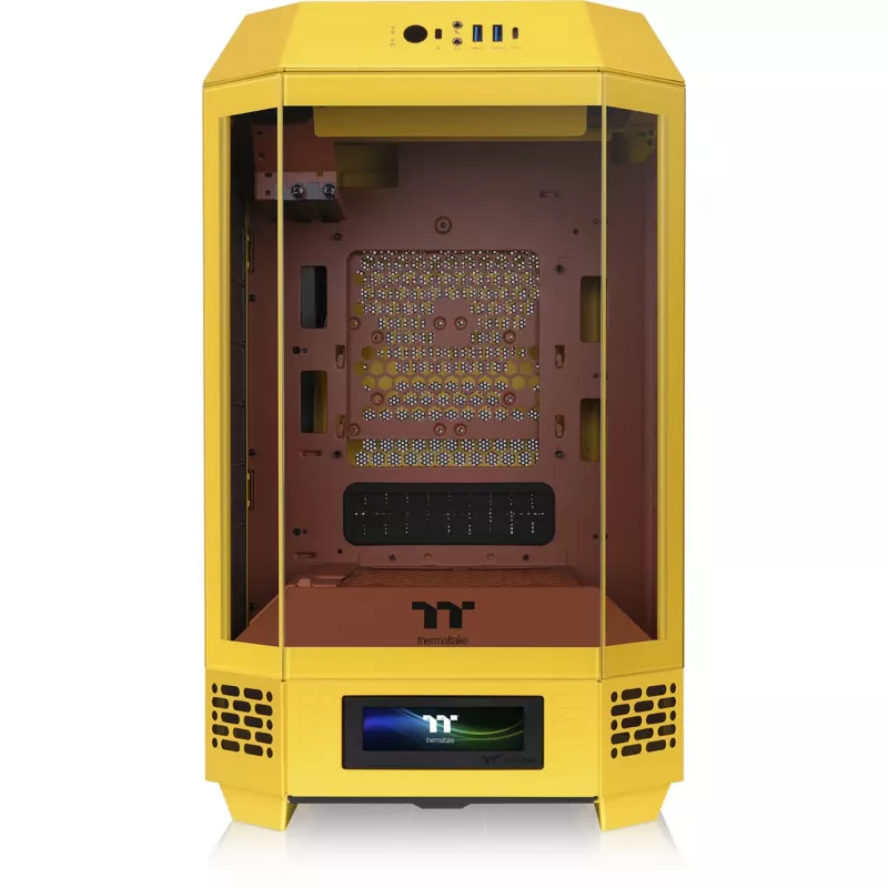 Mini Tower Chassis THERMALTAKE The Tower 250 Butter Caramel — microATX/Mini-ITX, obsługa ATX, kompaktowa obudowa