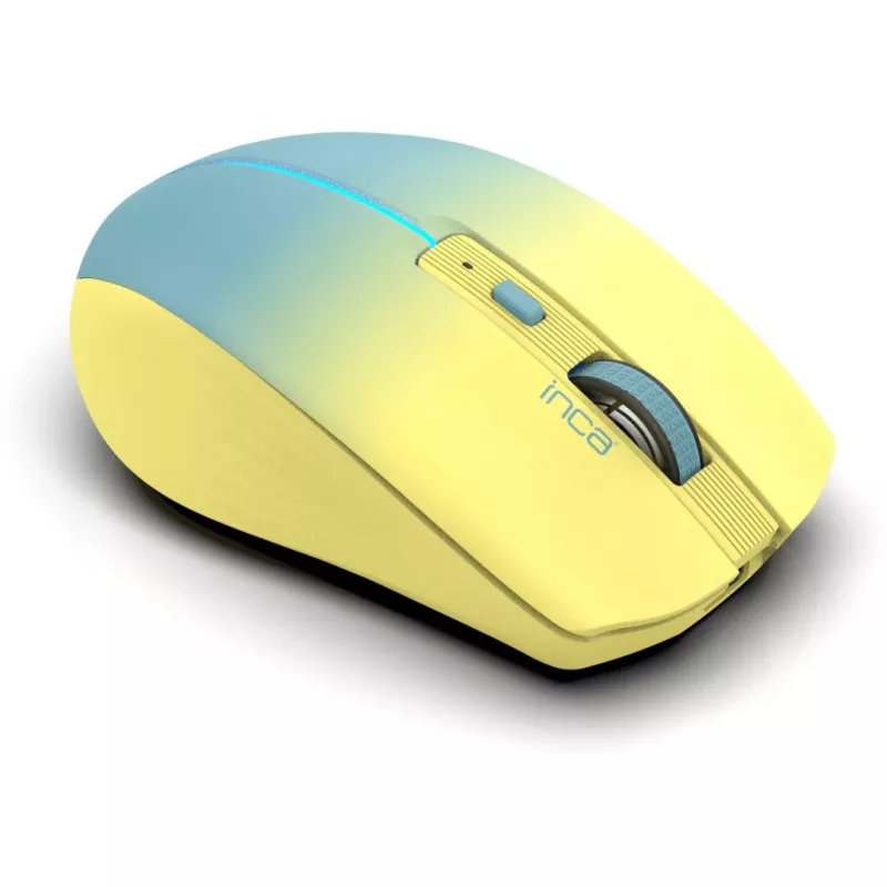 Mysz Cian Technology GmbH INCA IWM-511RS Blt+Wrls RGB kolor bazowy żółty