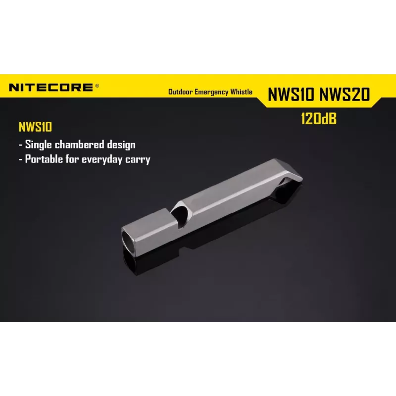 Whistle Outdoor EMERGENCY/120DB NWS10 Nitecore