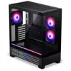 PHANTEKS XT View Matrix PC-Enclosure, Midi-Tower, E-ATX, Tempeczerwony Glass, Matrix LED - czarny (PH-XT523VM1_DBK01)