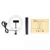 Statyw Puluz z pierścieniem LED 20 cm do vlogowania PKT3073B