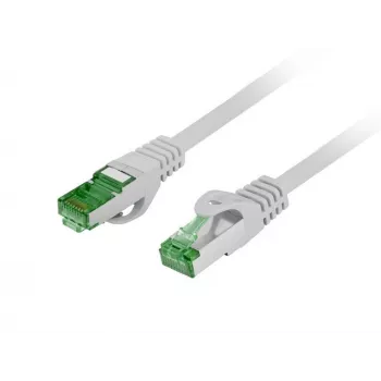 Patchcord Cat.7 S/FTP LSZH CU 2M szary, przetestowany Fluke