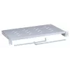 Półka rack LANBERG AK-1004-S — 1U 19 cali szara, szerokość 483 mm, głębokość 300 mm, nośność 25 kg