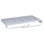 Półka rack LANBERG AK-1004-S — 1U 19 cali szara, szerokość 483 mm, głębokość 300 mm, nośność 25 kg