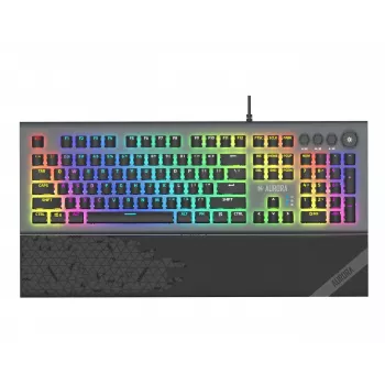 Klawiatura iBox Aurora K-5 USB QWERTY Srebrna