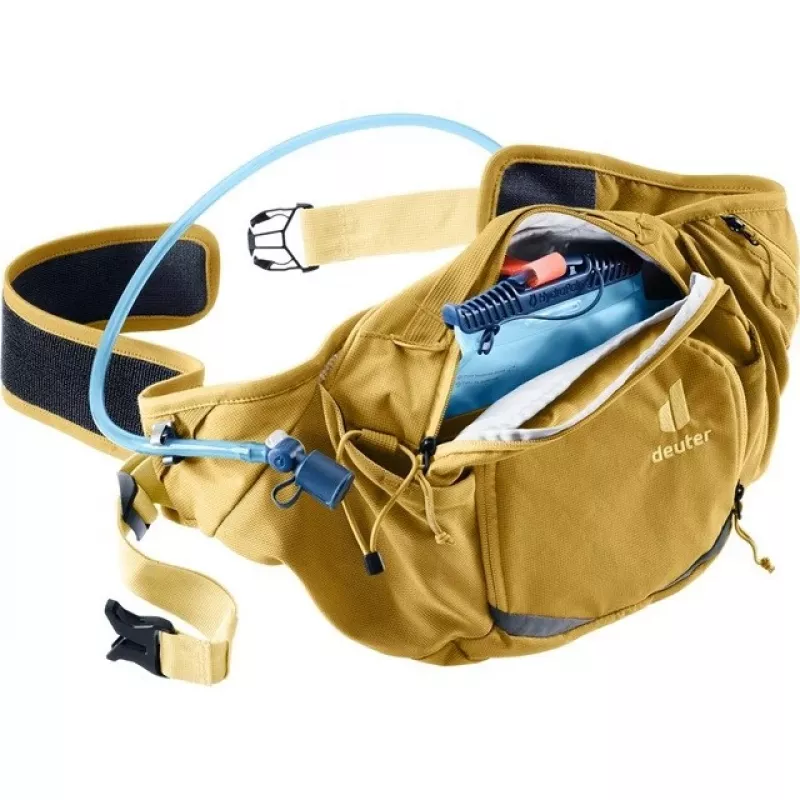 Torba biodrowa DEUTER Pulse Pro 5L Sand — lekka, kompaktowa saszetka biodrowa, 5 litrów