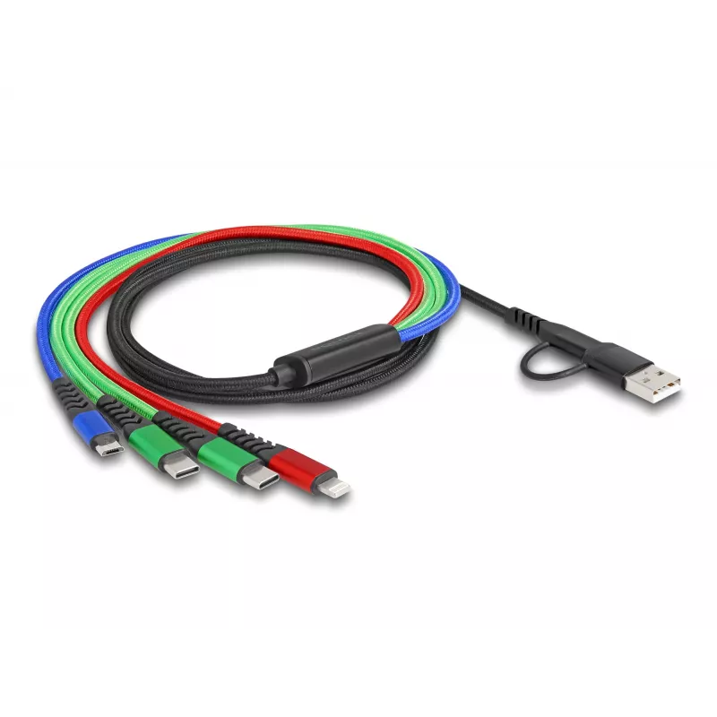 Kabel USB DeLOCK 87035 1.2 m USB 2.0 USB A USB C Micro USB-B Lightning