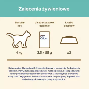 CAT CHOW Hairball Control Kurczak Fasolka szparagowa w sosie 85g