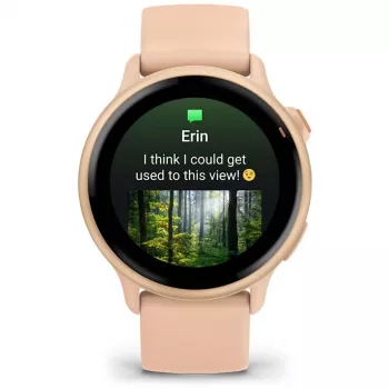 Garmin vívoactive 6 3,05 cm (1,2) AMOLED 42 mm Cyfrowy 390 x 390 pikseli Ekran dotykowy Różowy Wi-Fi GPS (satelitarny)