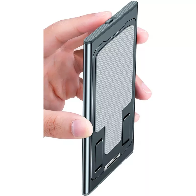 Pasywny uchwyt Inter-Tech MTS-105 do telefonów komórkowych, smartfonów, tabletów i UMPC, szary