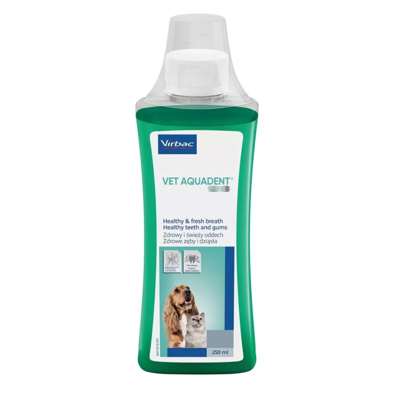 Płyn do higieny jamy ustnej VIRBAC VET AQUADENT 250 ml dla zwierząt