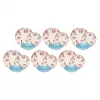 Serwis obiadowy Rose&Tulipani R18400TA18 dla 6 osób, 18-elementowy zestaw porcelanowy