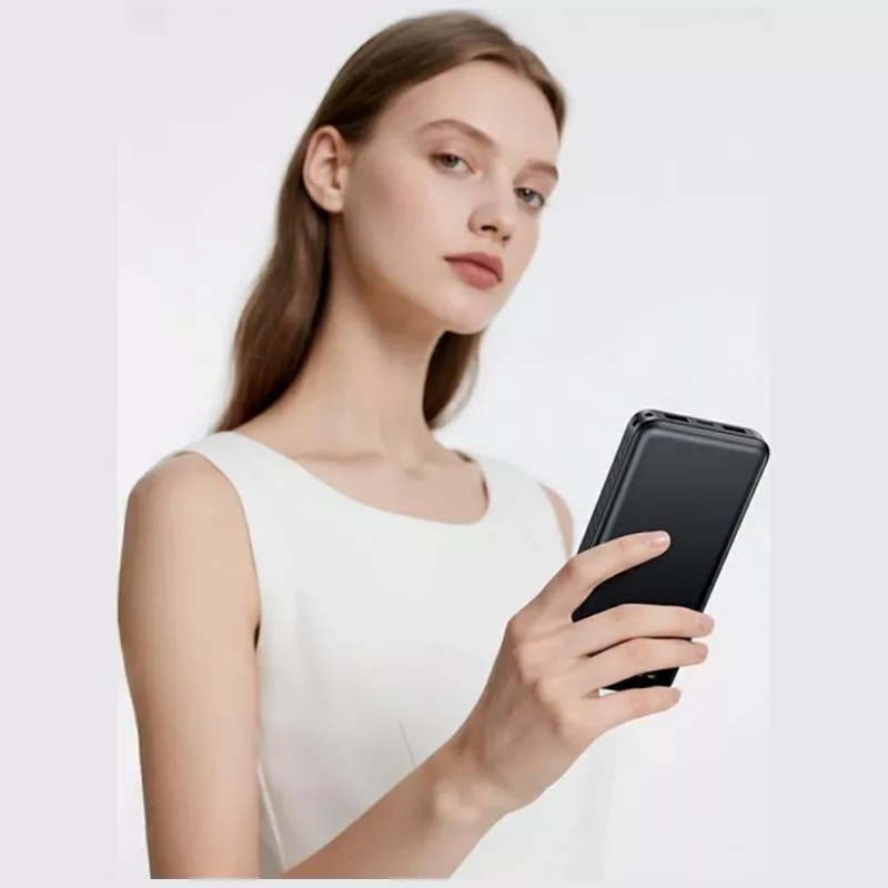 Power bank usams PB83 10000mAh PD 2×USB-A USB-C biały