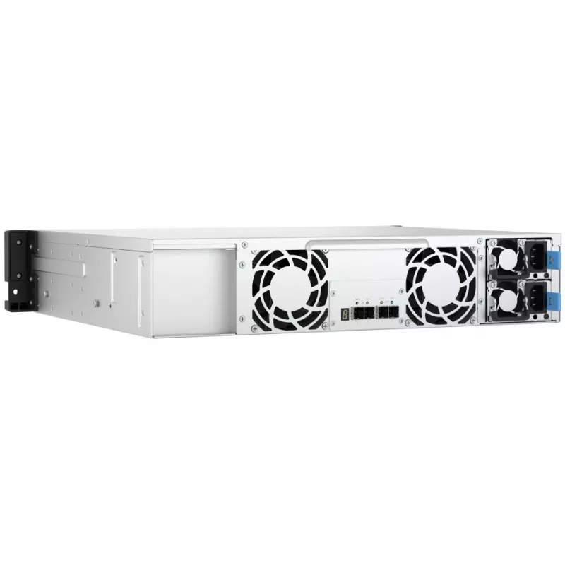 QNAP - Festplatten-Array - 12 Schächte (SATA-600) - SAS 12Gb/s (extern) - Rack - einbaufähig - 2U (TL-R1200PES-RP)