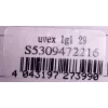 Okulary ochronne UVEX LGL 29 — model 53/0/947/2216/UNI, czarna oprawa